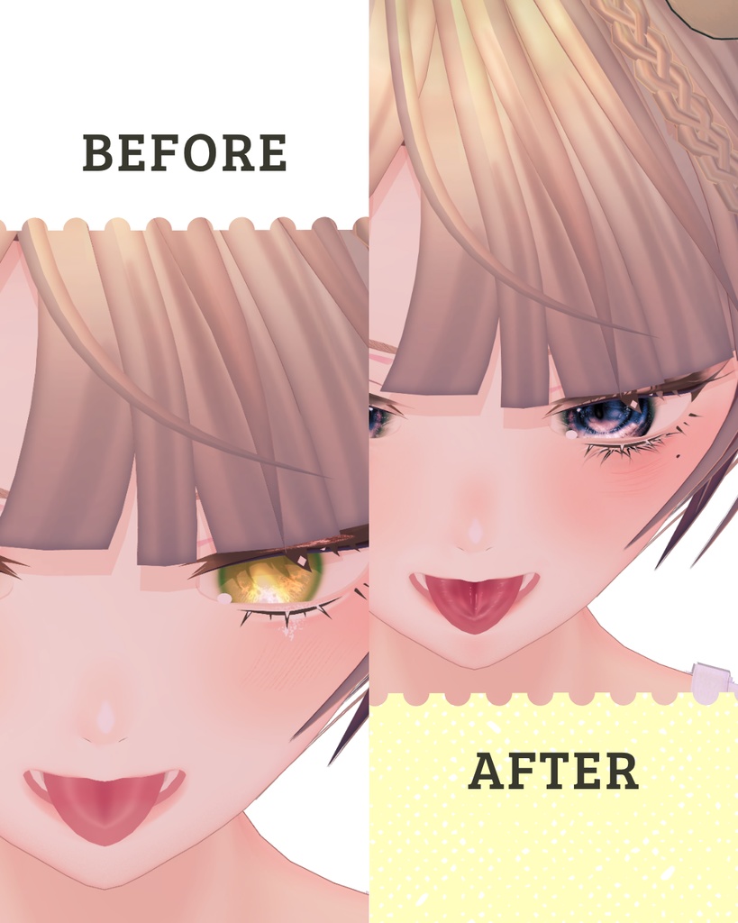 ココちゃん-JuiceCocoBlanc専用◇◇ NO1 eyes◇makeTexture