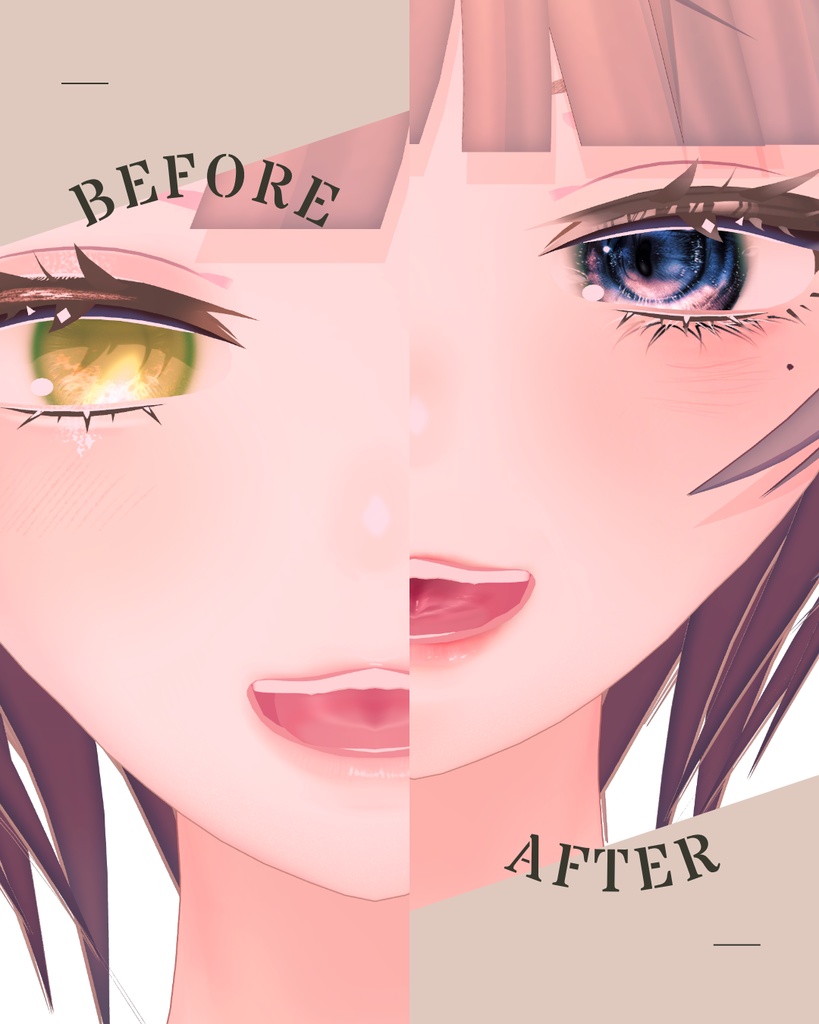 ココちゃん-JuiceCocoBlanc専用◇◇ NO1 eyes◇makeTexture