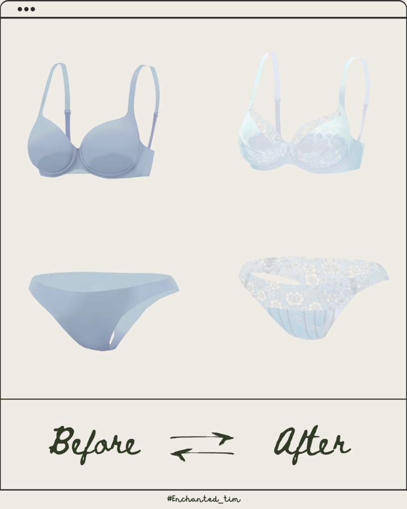 跳雪 -Toyuki-専用 ◇UnderwearTexture◇アンダーウェアテクスチャ◇