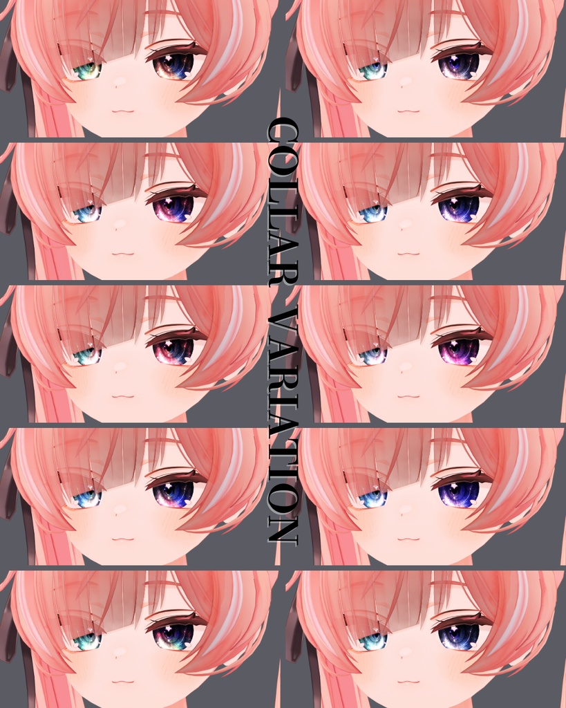 イチゴ-ICHIGO-専用◇メイク&銀河の瞳テクスチャ◇MAKE&GalaxyEyeTexture