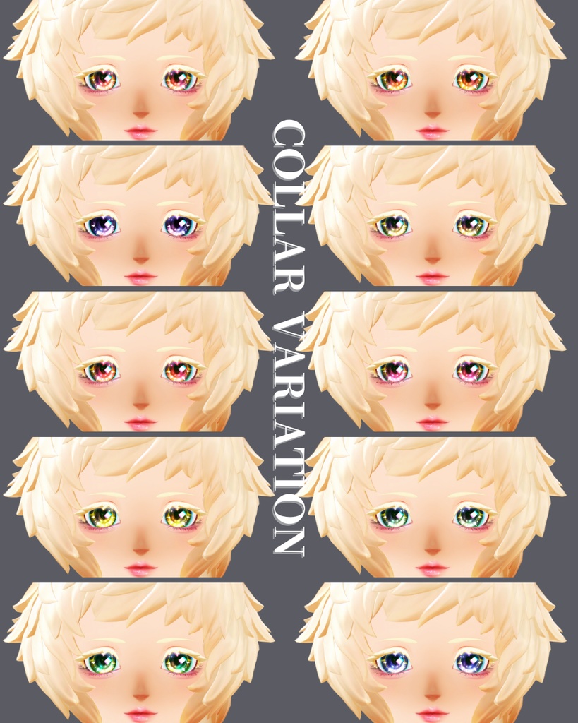 - 仮称:Musa-専用◇メイク&銀河の瞳テクスチャ◇MAKE&GalaxyEyeTexture