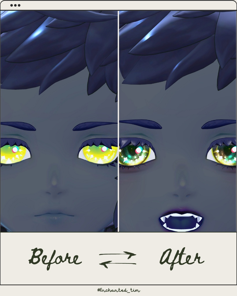 - 仮称:Musa-専用◇メイク&銀河の瞳テクスチャ◇MAKE&GalaxyEyeTexture