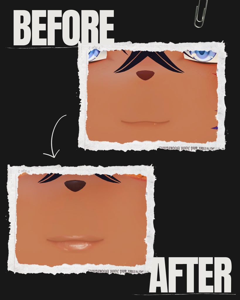 シャンテト-Shantet-専用◇メイク&銀河の瞳テクスチャ◇MAKE&GalaxyEyeTexture