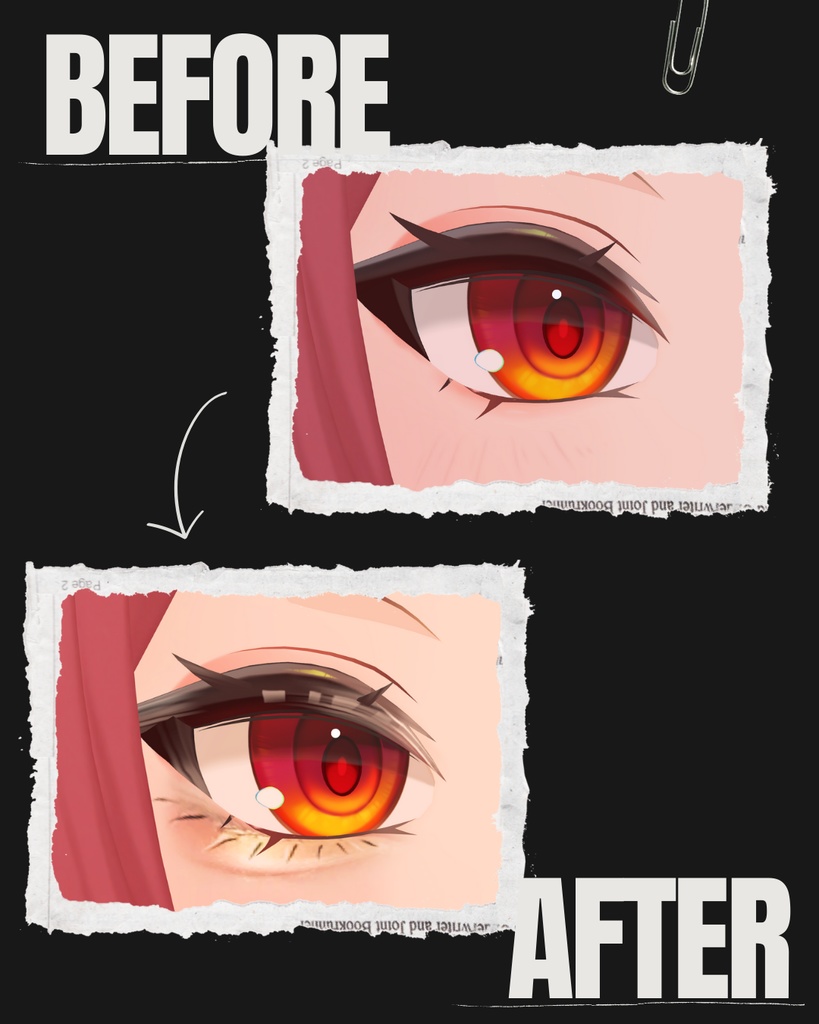 Maize V2-メイズ-専用◇メイク&銀河の瞳テクスチャ◇MAKE&GalaxyEyeTexture