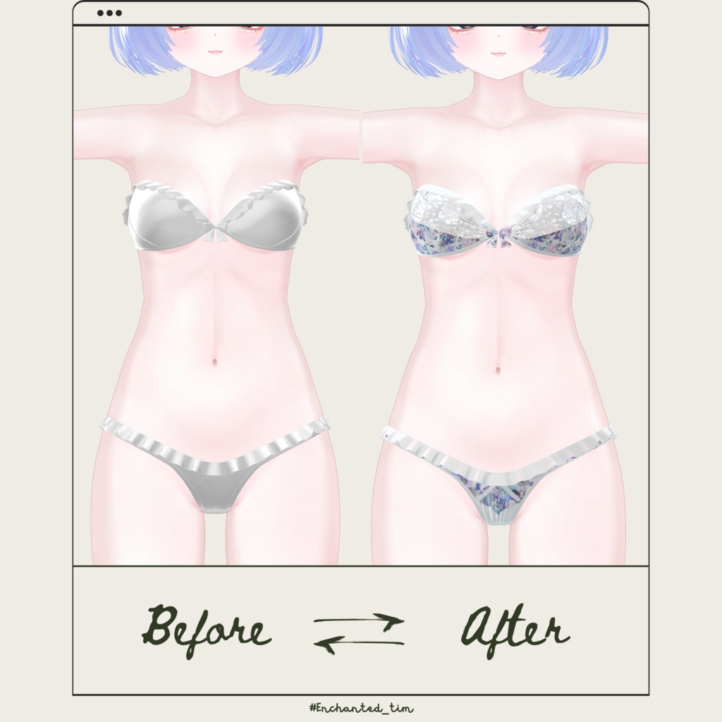 ピューマのぷまちゃん専用◇UnderwearTexture◇アンダーウェアテクスチャ◇
