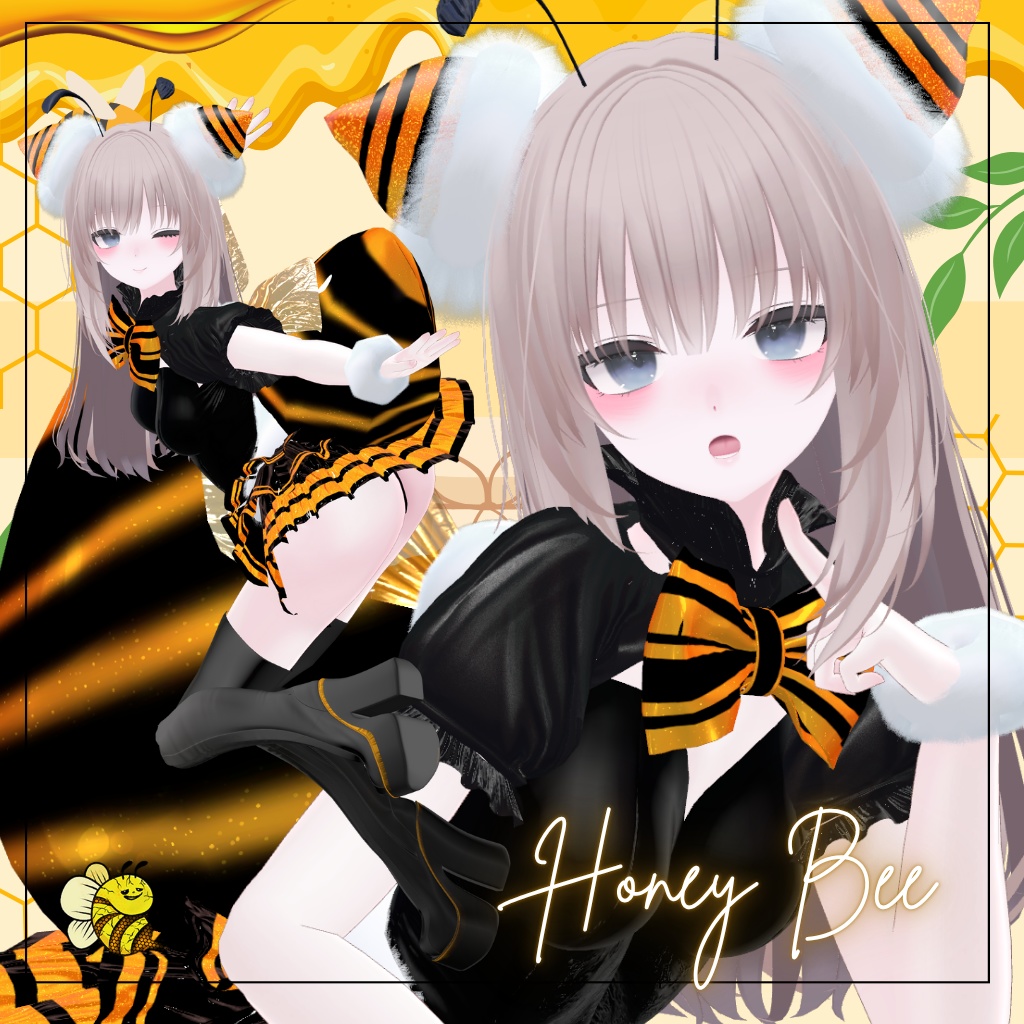 11アバター対応「HoneyBee - ハロウィン限定バンビードレス」