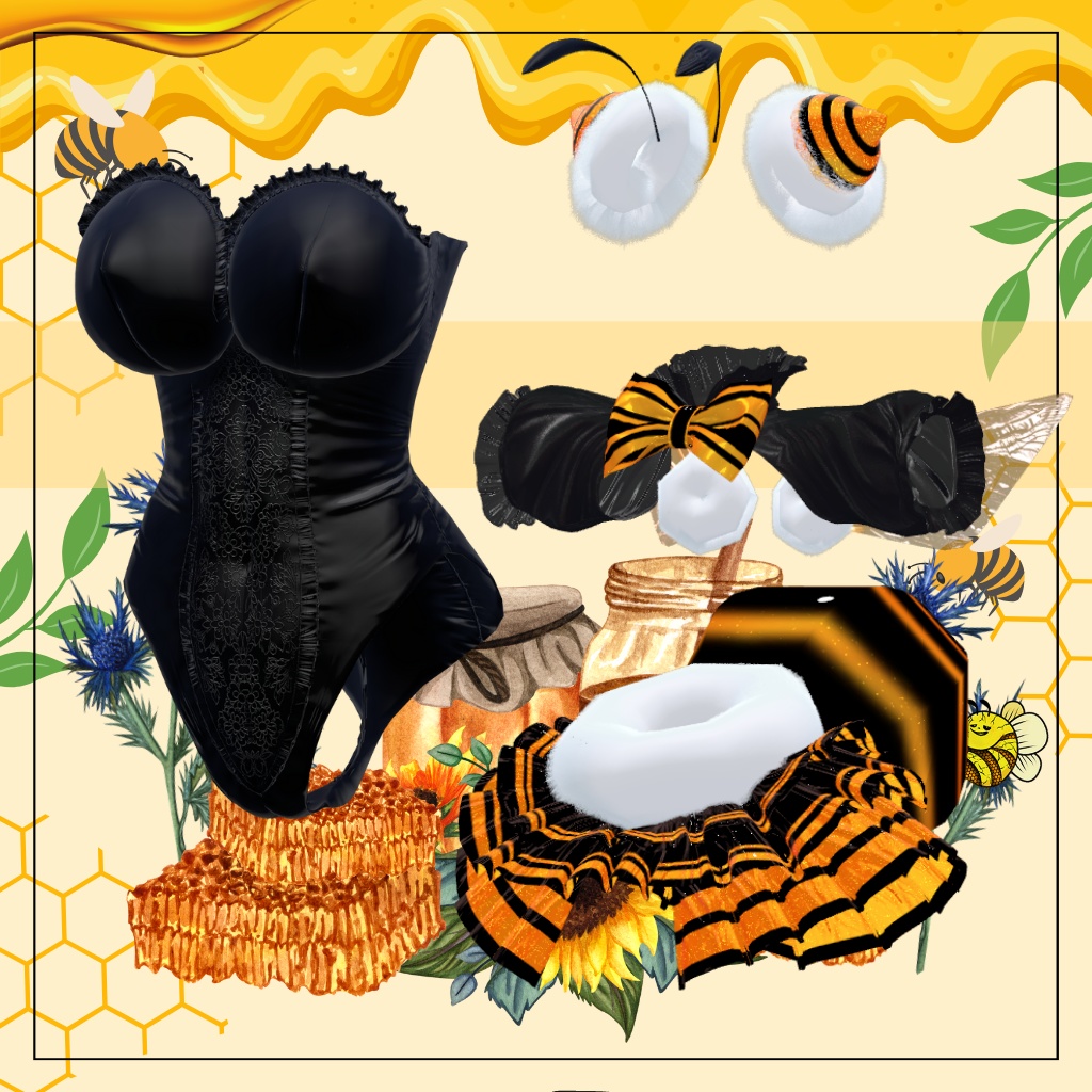11アバター対応「HoneyBee - ハロウィン限定バンビードレス」
