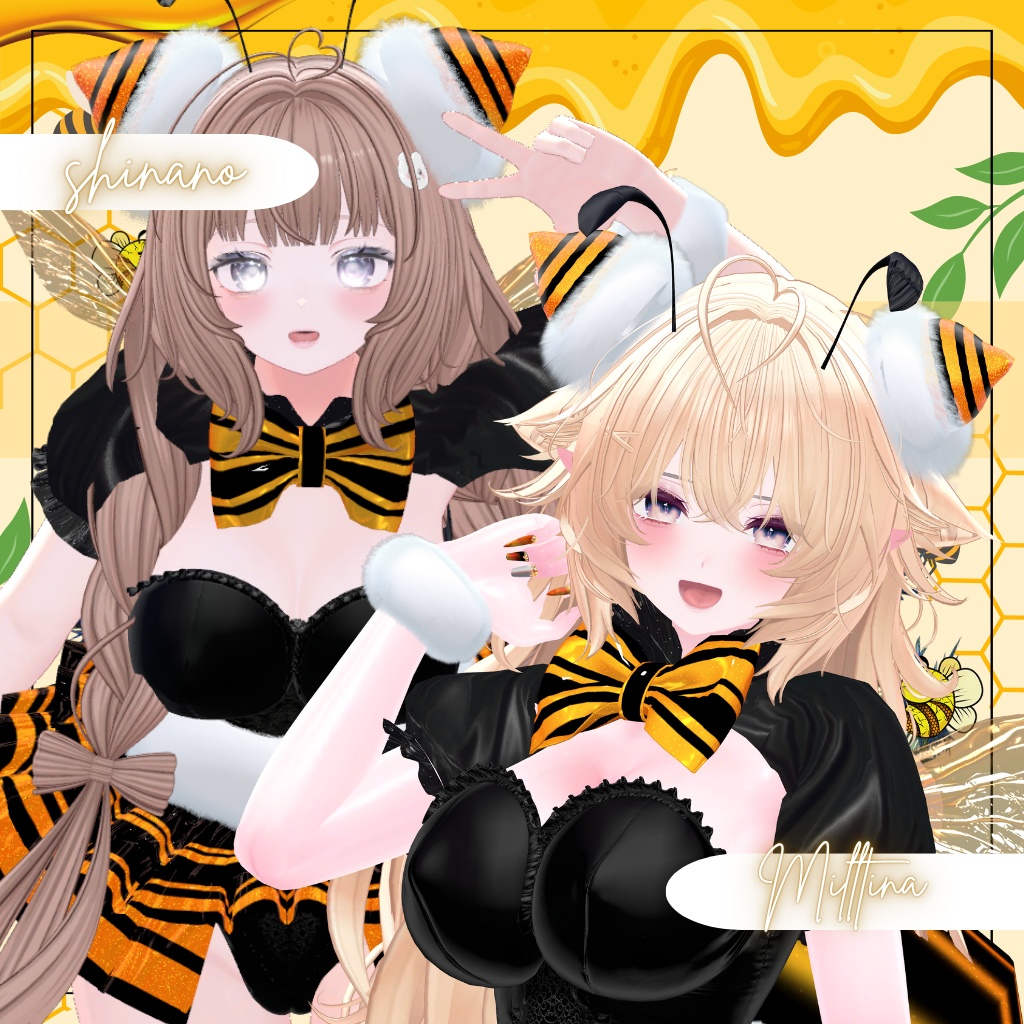 11アバター対応「HoneyBee - ハロウィン限定バンビードレス」