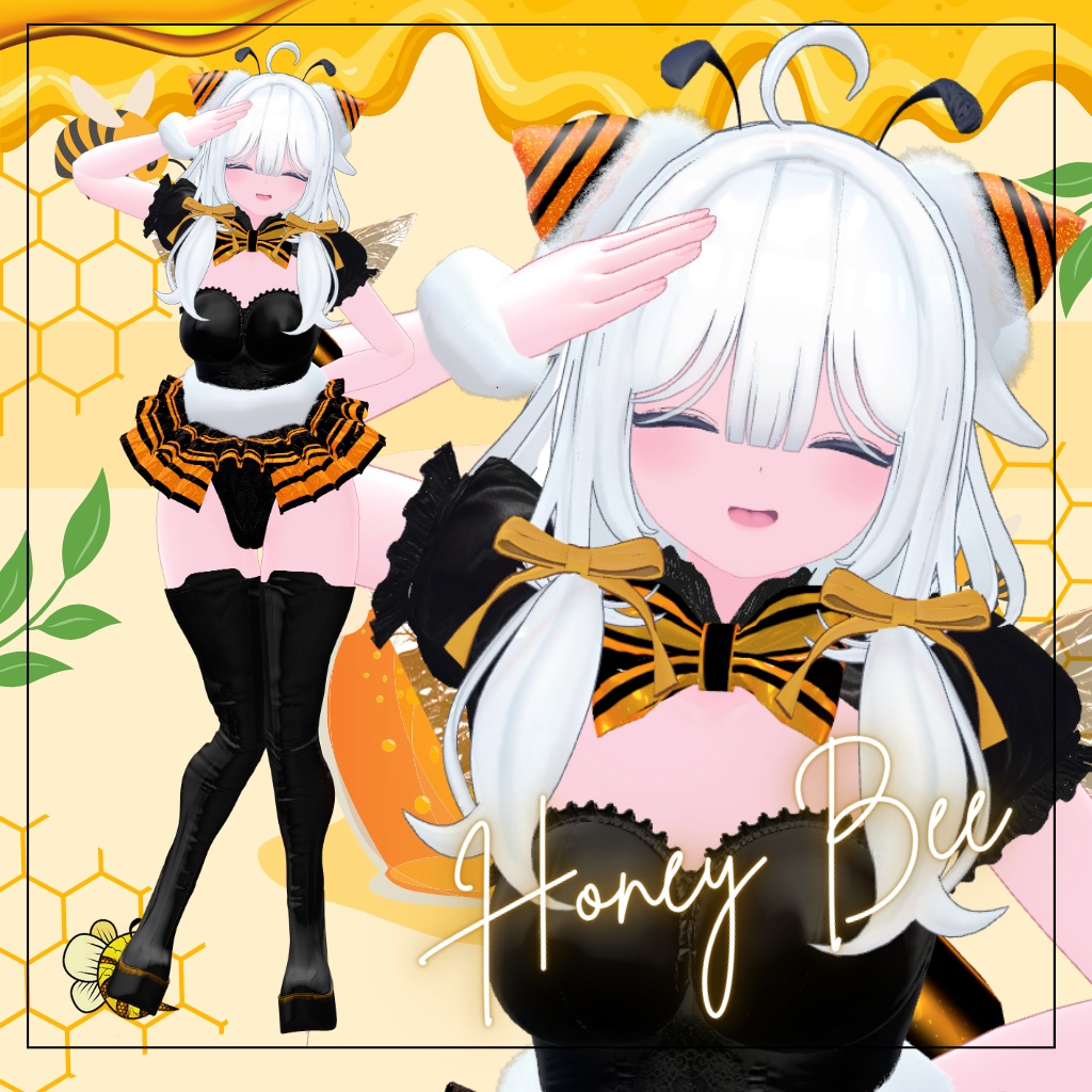 11アバター対応「HoneyBee - ハロウィン限定バンビードレス」