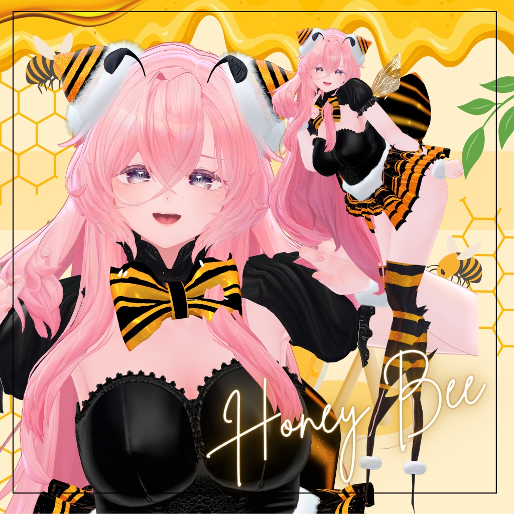 11アバター対応「HoneyBee - ハロウィン限定バンビードレス」