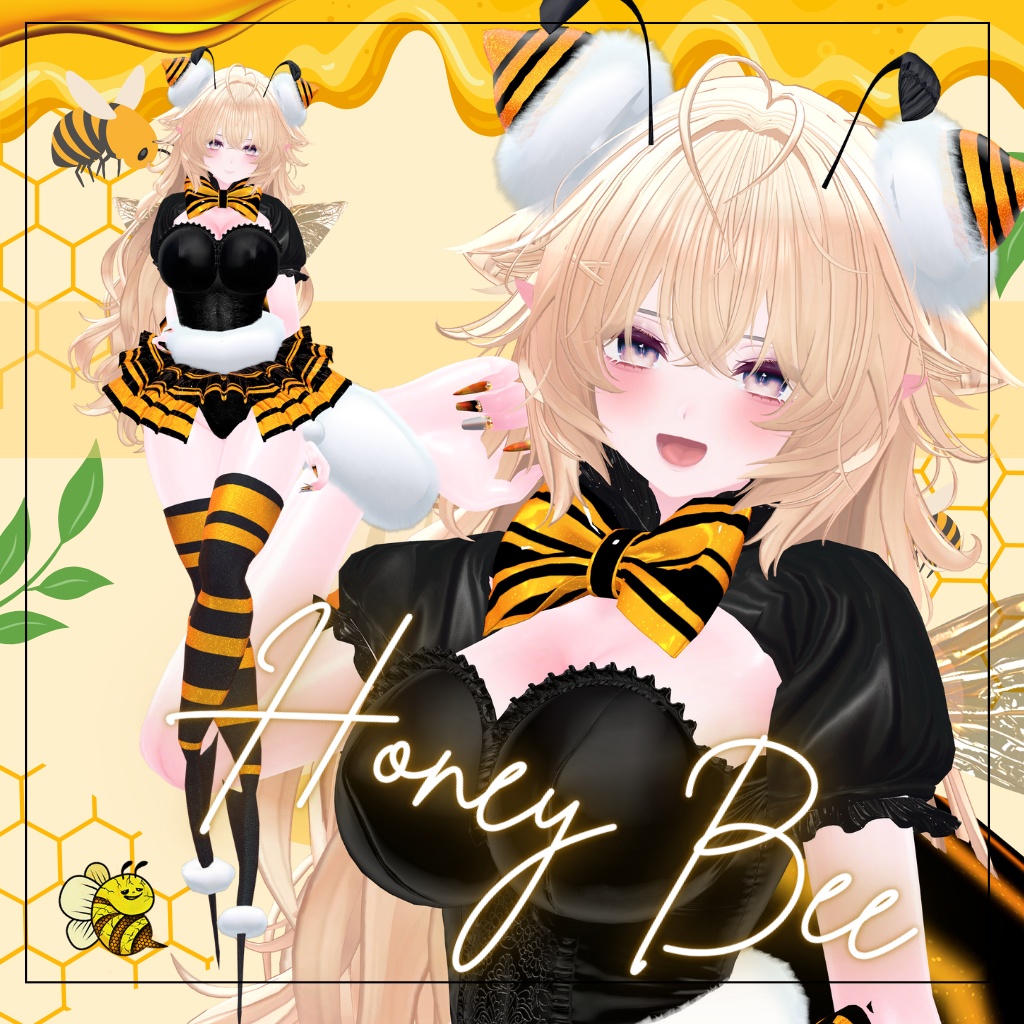 11アバター対応「HoneyBee - ハロウィン限定バンビードレス」