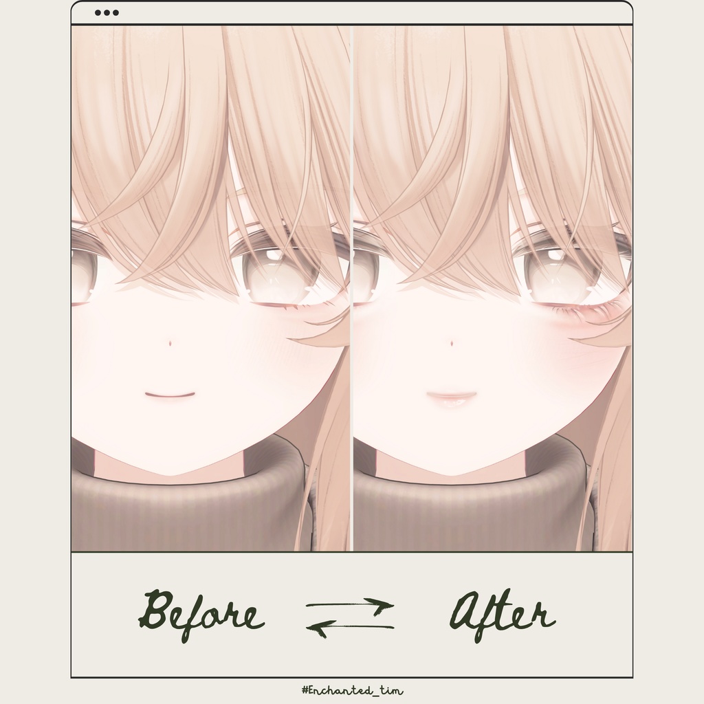 エク - Eku専用◇メイク&銀河の瞳パステルバージョンテクスチャ◇MAKE&GalaxyEyeTexture