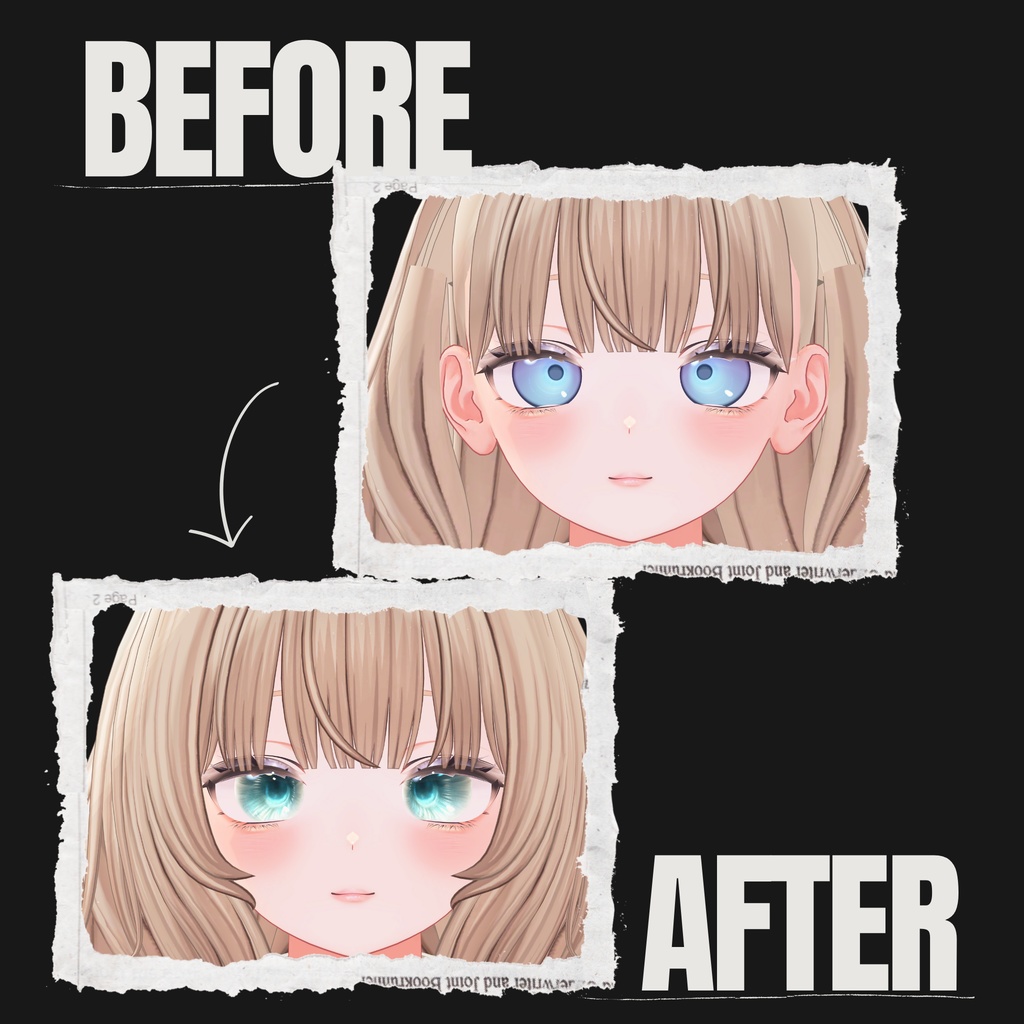 Lume Optic 目シェーダーシステム専用マテリアル【光の瞳-LUEUR EYE-】