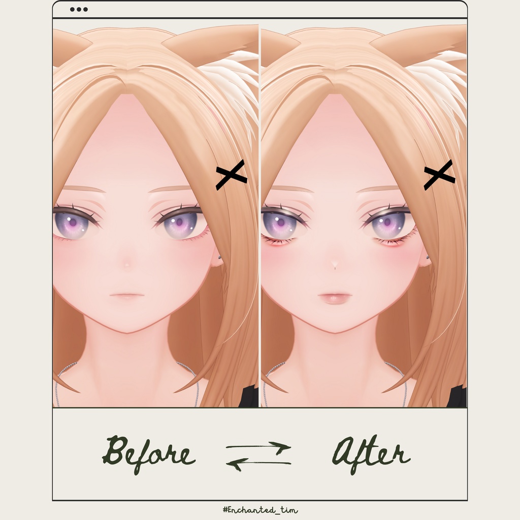 柚希-Yuzuki-専用◇メイク&銀河の瞳◇MAKE&GalaxyEyeTexture