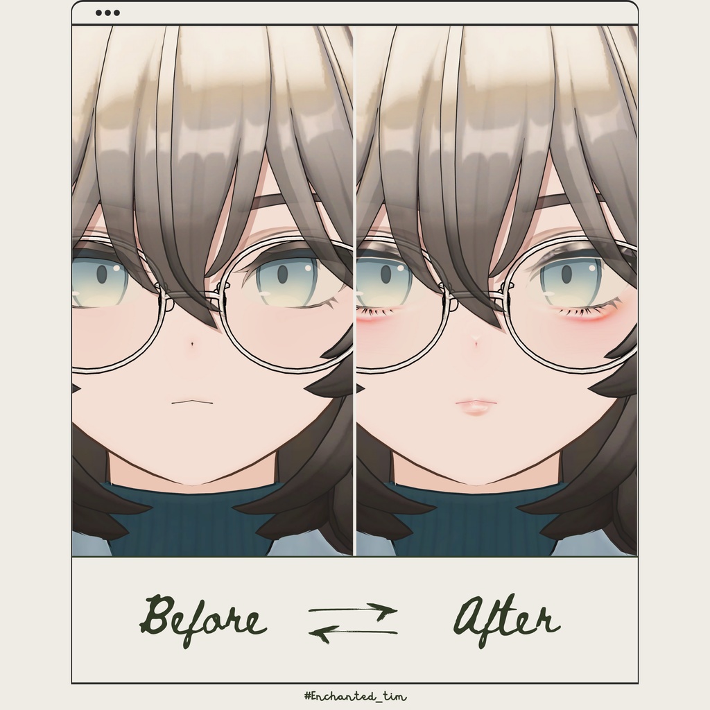 ヒビキ-HIBIKI-専用◇メイク&銀河の瞳◇MAKE&GalaxyEyeTexture