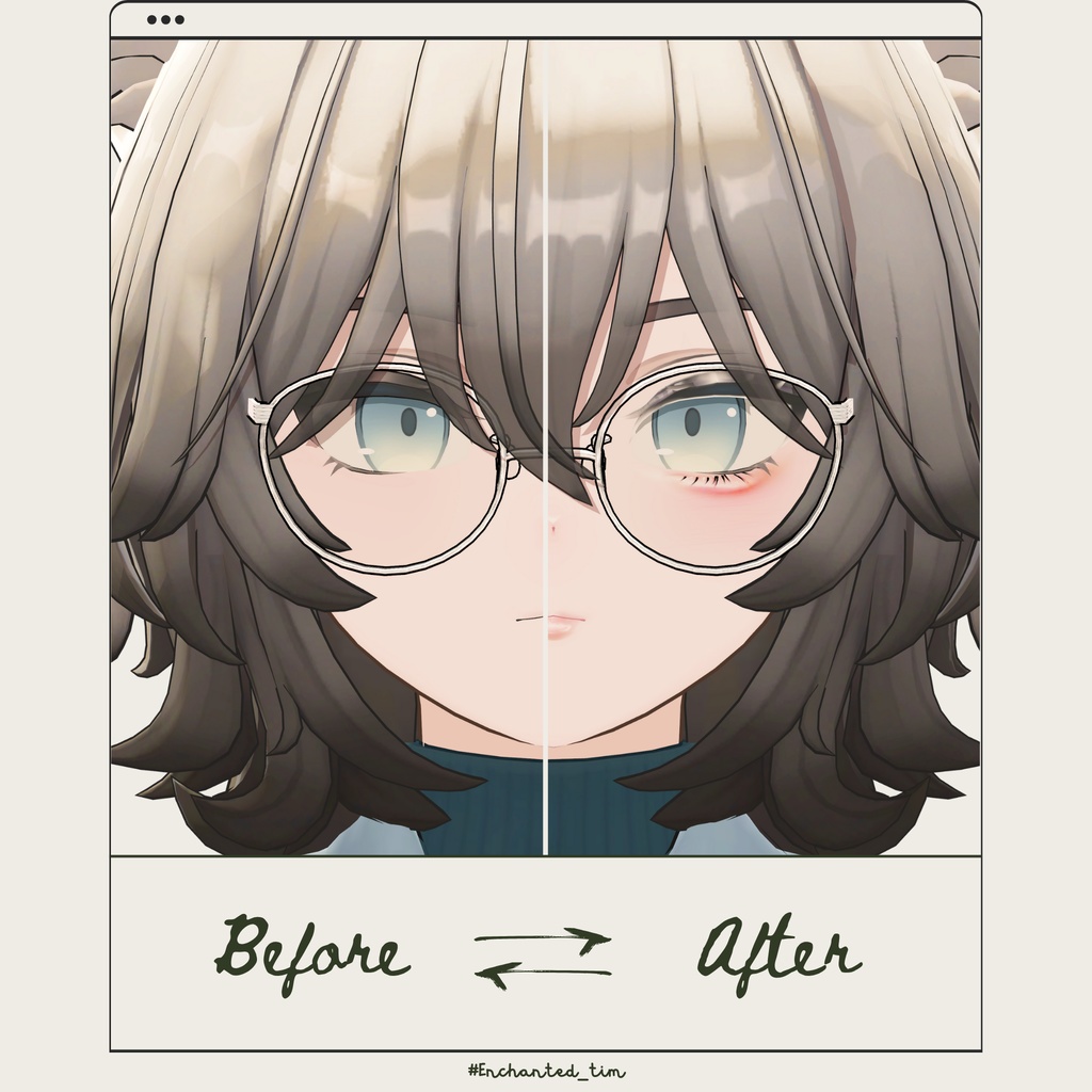 ヒビキ-HIBIKI-専用◇メイク&銀河の瞳◇MAKE&GalaxyEyeTexture