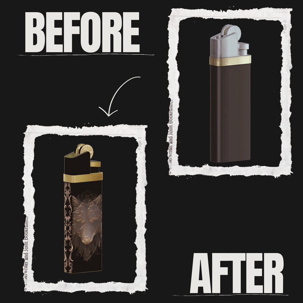 さたにあ式タバコギミック専用マテリアル【“Midnight Series – Animal Collection”】