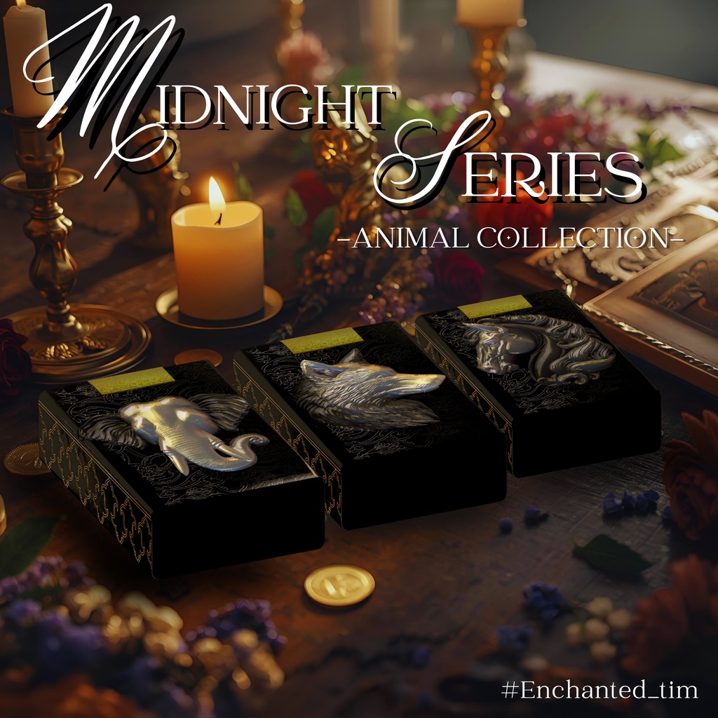 さたにあ式タバコギミック専用マテリアル【“Midnight Series – Animal Collection”】