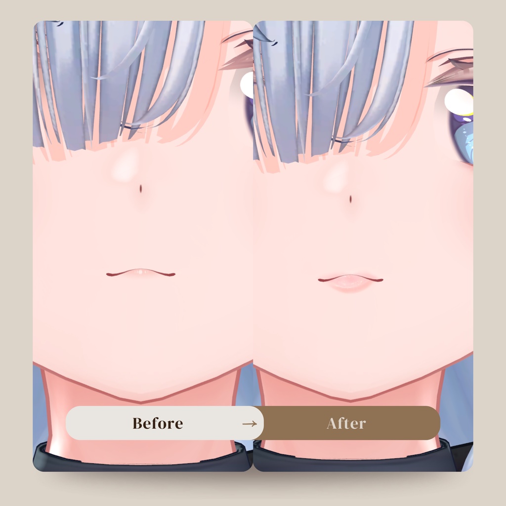 ルリエ -Lurie-専用◇メイク&銀河の瞳◇MAKE&GalaxyEyeTexture