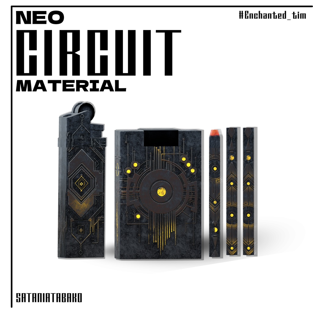 さたにあ式タバコギミック専用マテリアル【Neo Circuit】