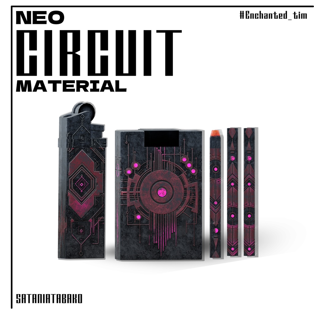 さたにあ式タバコギミック専用マテリアル【Neo Circuit】