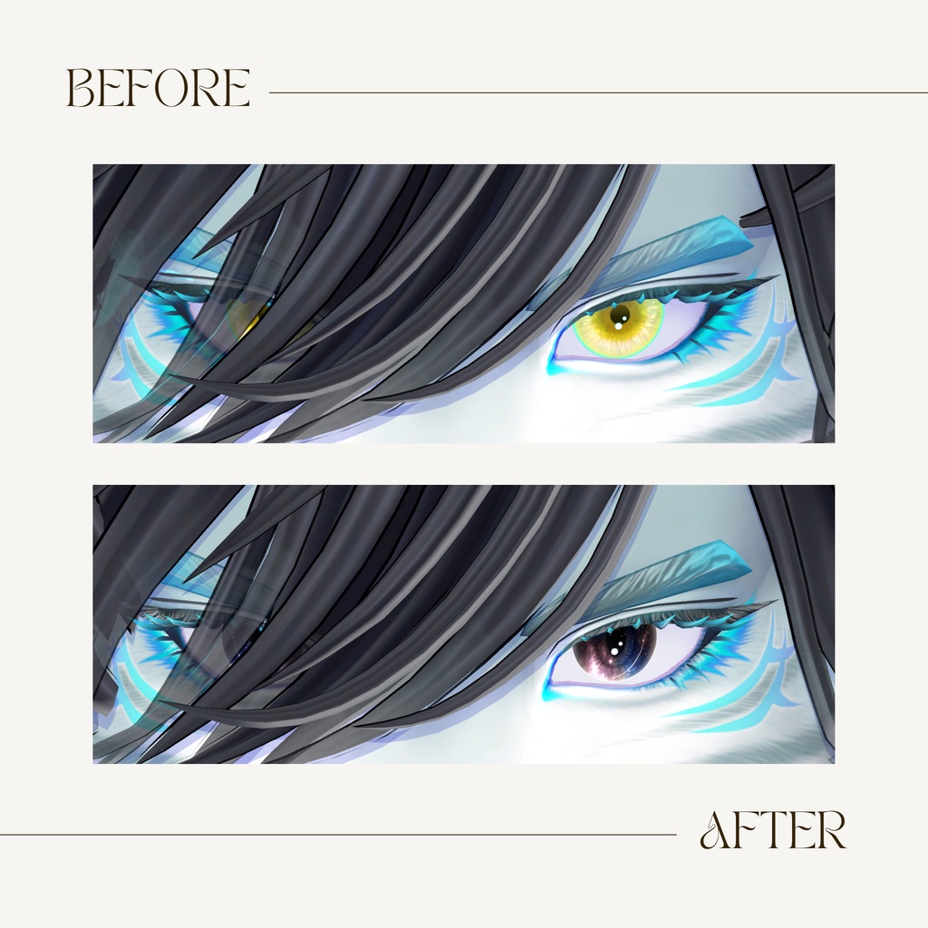 アキト-Akit-専用◇メイク&銀河の瞳◇MAKE&GalaxyEyeTexture