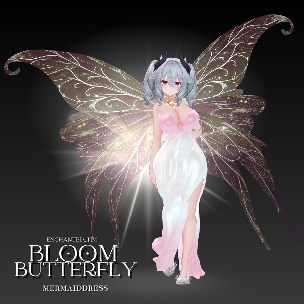 Bloom Butterfly-Mermaiddress-