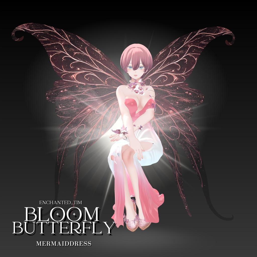 Bloom Butterfly-Mermaiddress-