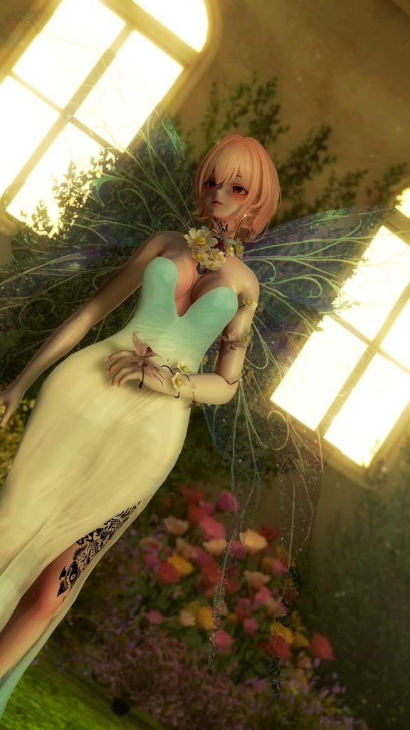 Bloom Butterfly-Mermaiddress-