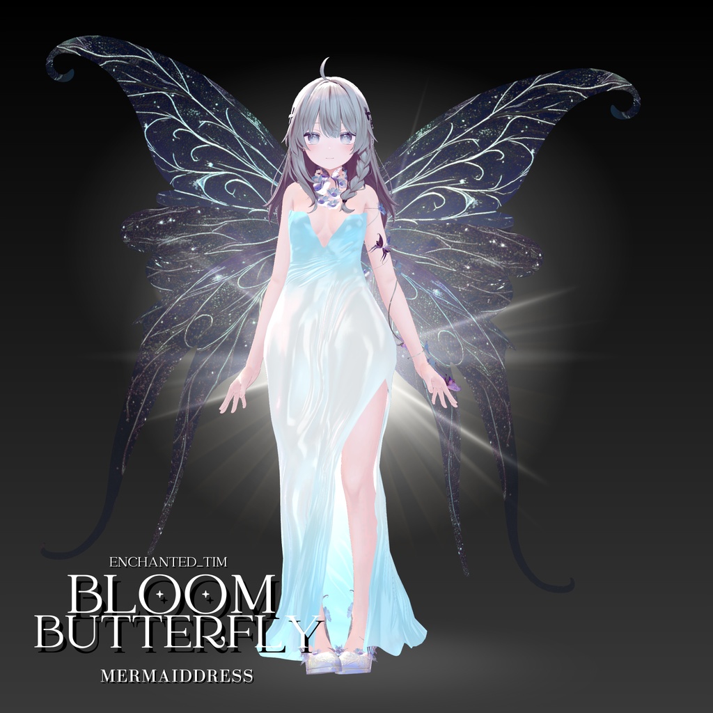 Bloom Butterfly-Mermaiddress-