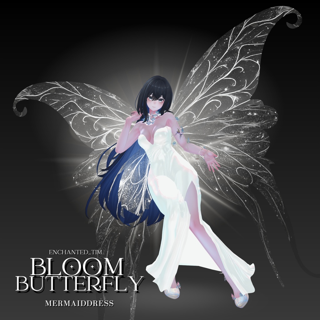 Bloom Butterfly-Mermaiddress-