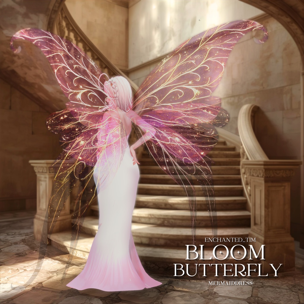Bloom Butterfly-Mermaiddress-
