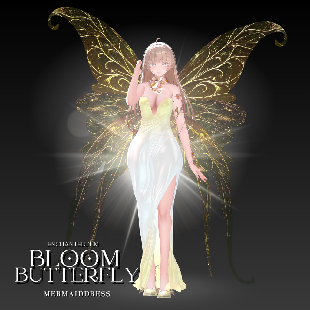 Bloom Butterfly-Mermaiddress-