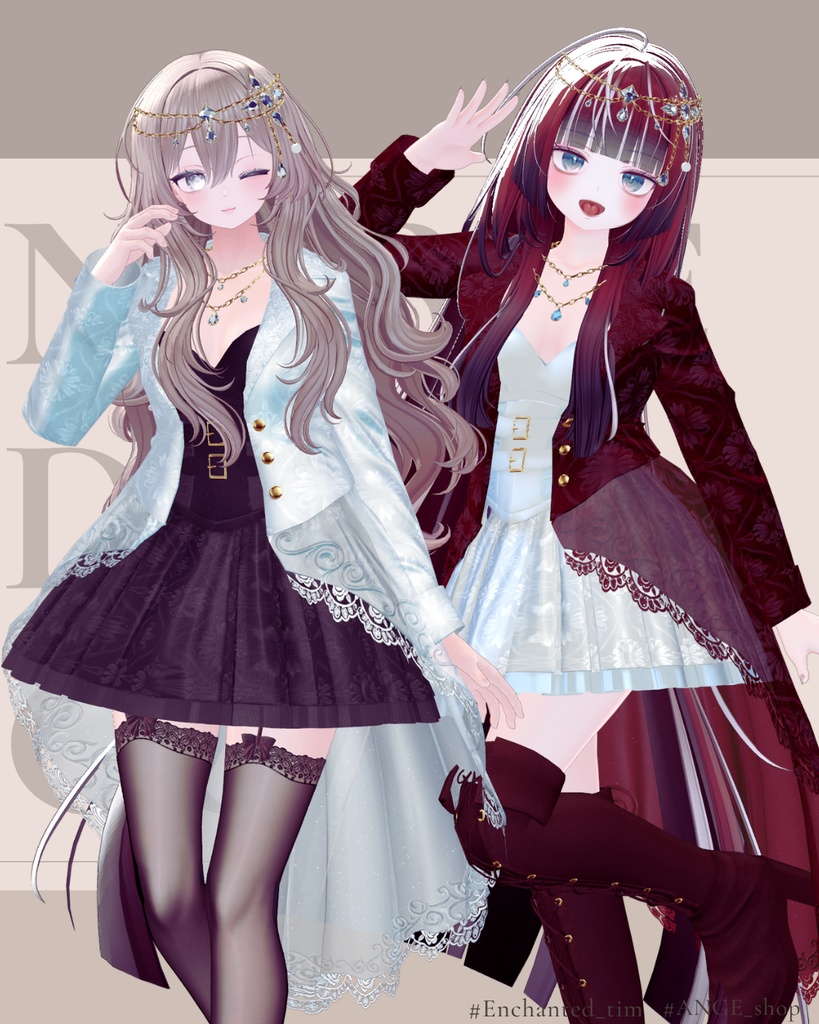 Noble Dress Coat【19アバター対応】専用Materialset