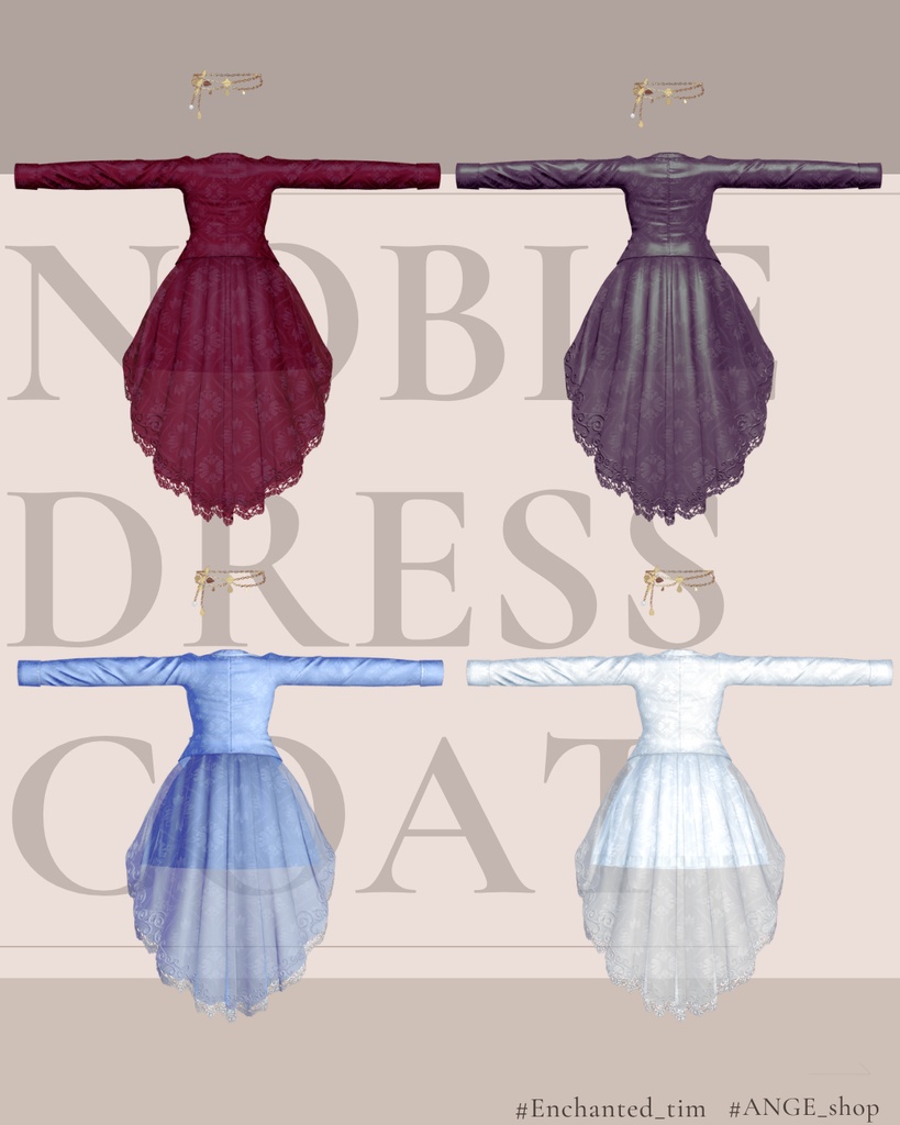 Noble Dress Coat【19アバター対応】専用Materialset