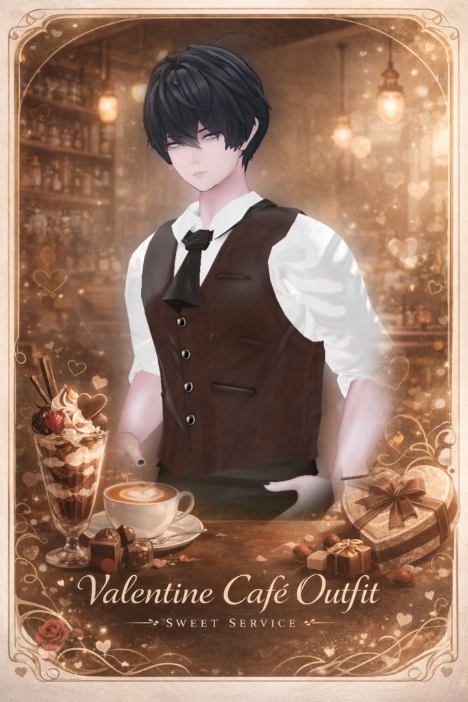 Valentine cafe – Gentle & Sweet 🍫複数アバター対応