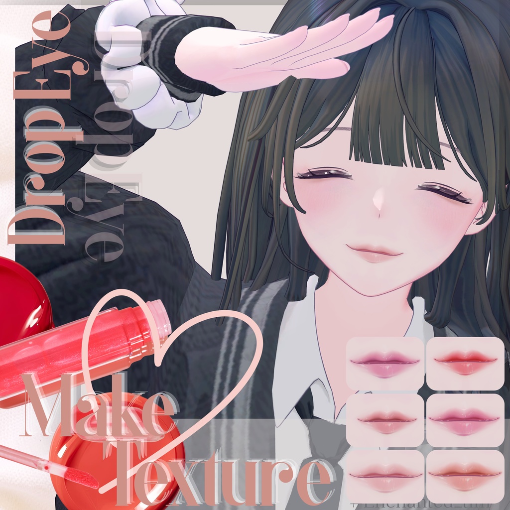 ラビ先輩 -Rabbi Senpai専用 Drop eyes&MAKEtexture◇Texture