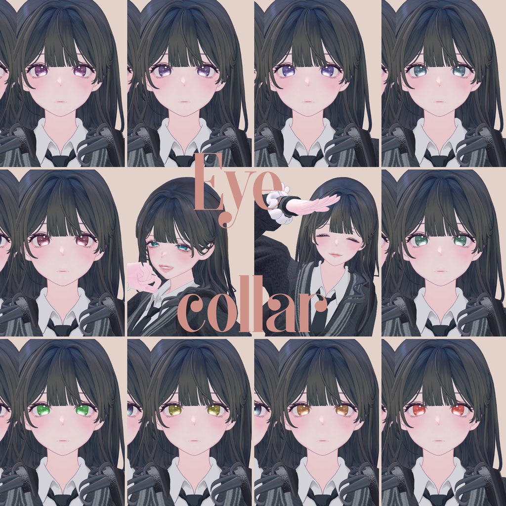 ラビ先輩 -Rabbi Senpai専用 Drop eyes&MAKEtexture◇Texture