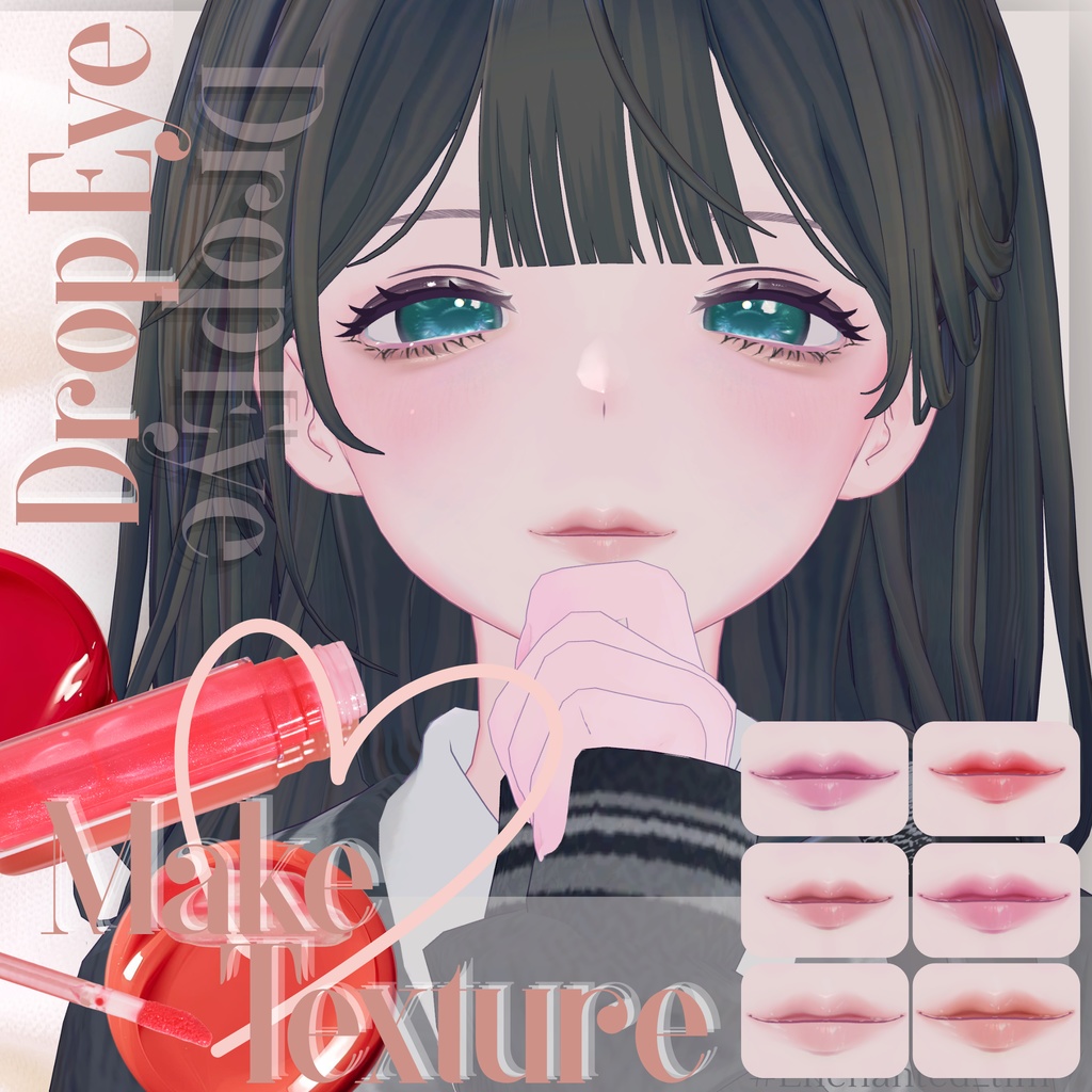 ラビ先輩 -Rabbi Senpai専用 Drop eyes&MAKEtexture◇Texture