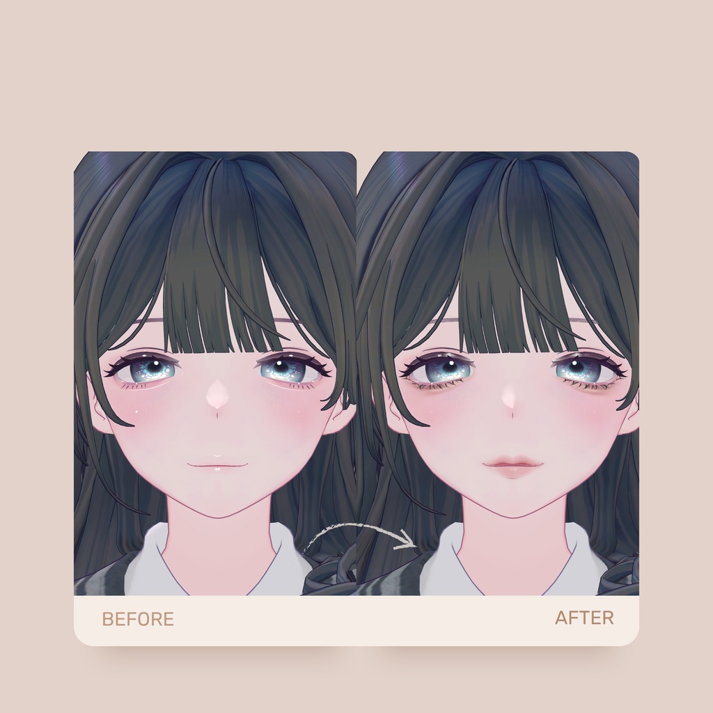 ラビ先輩 -Rabbi Senpai専用 Drop eyes&MAKEtexture◇Texture