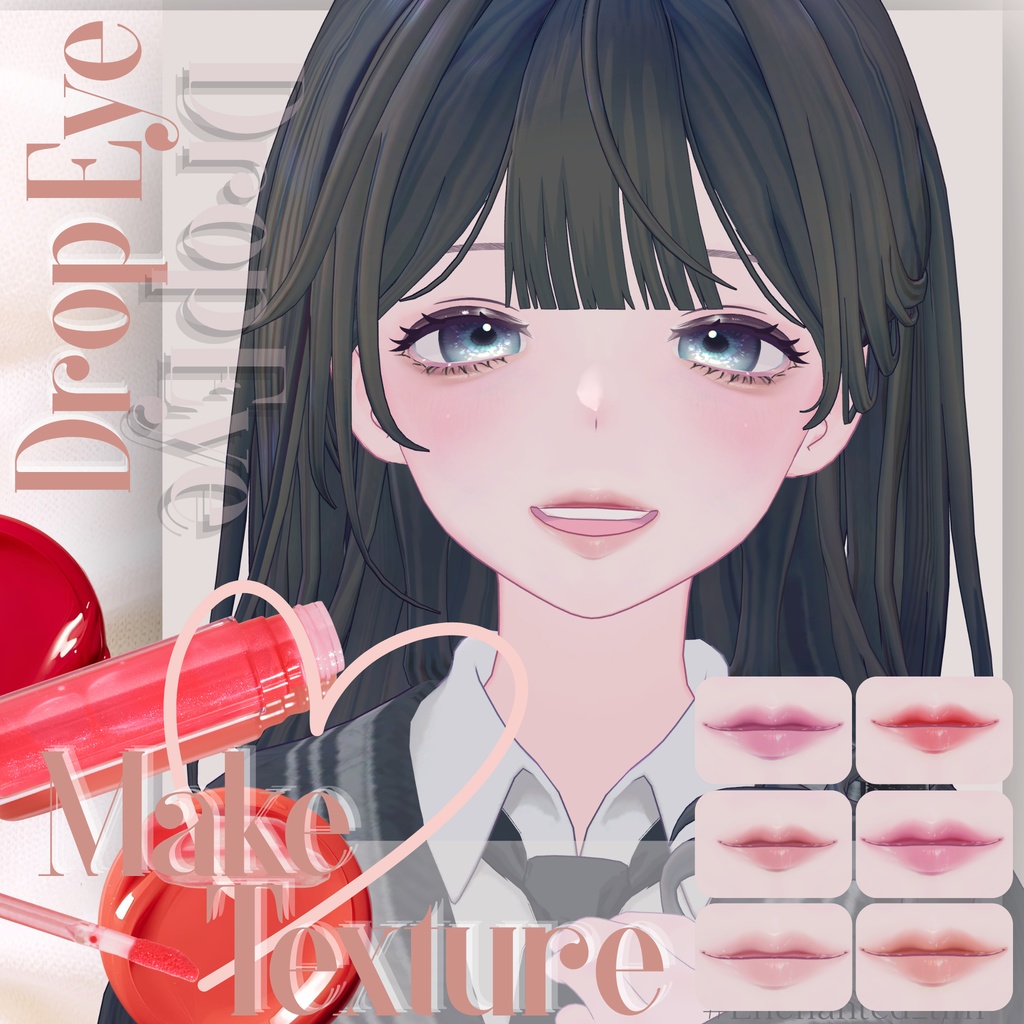 ラビ先輩 -Rabbi Senpai専用 Drop eyes&MAKEtexture◇Texture