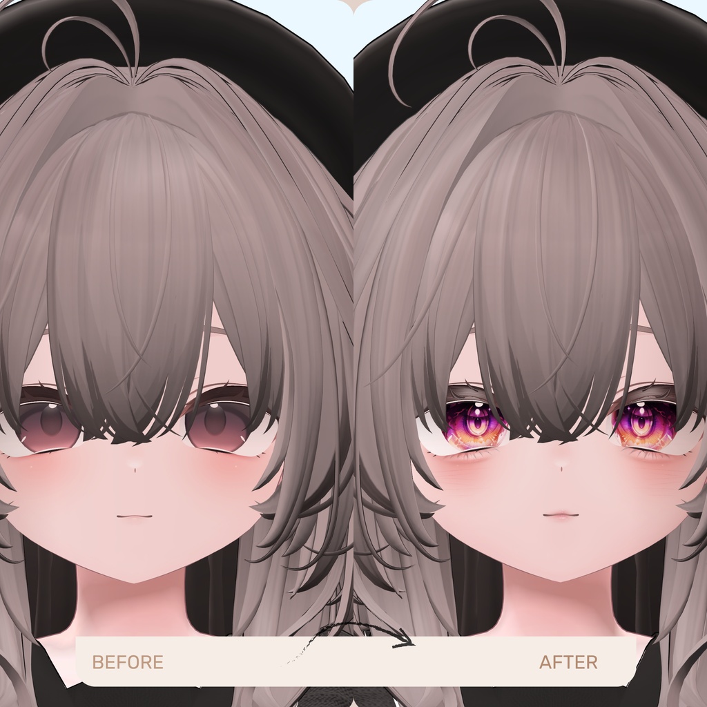 輝夜-kaguya-専用 Eye&MAKEtexture◇Texture