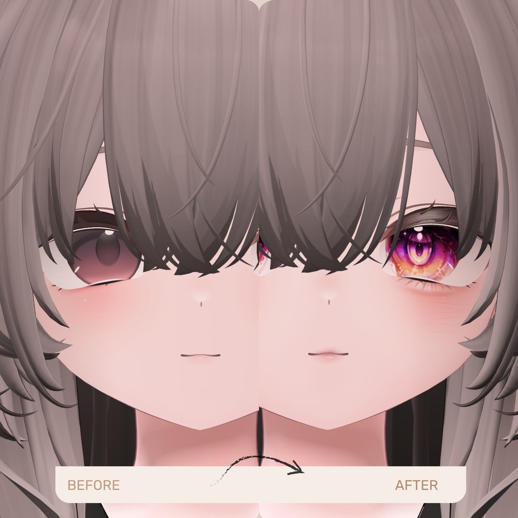 輝夜-kaguya-専用 Eye&MAKEtexture◇Texture
