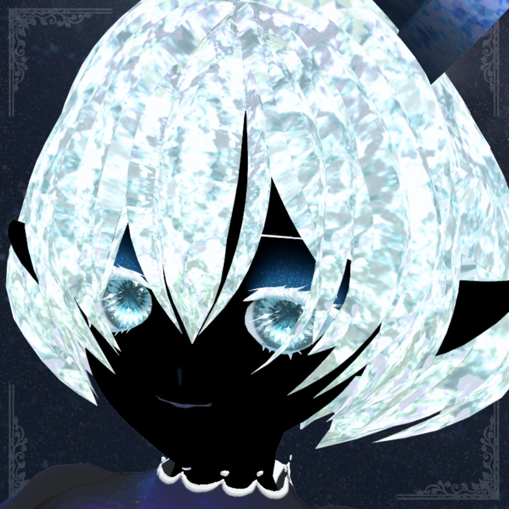 【オリジナル3Dモデル】クォーツ-Quartz-(VRC/VRM/Vroid/商用利用可)