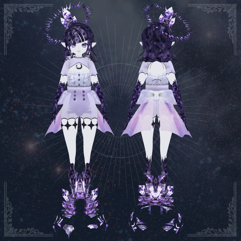 【オリジナル3Dモデル】モリオン-Morion-(VRC/VRM/Vroid/商用利用可)