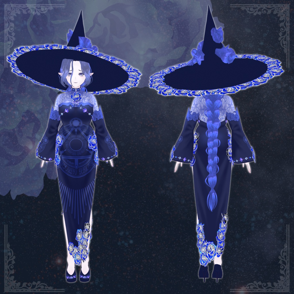 【オリジナル3Dモデル】カエルラ-Caerula-(VRC/VRM/Vroid/商用利用可)