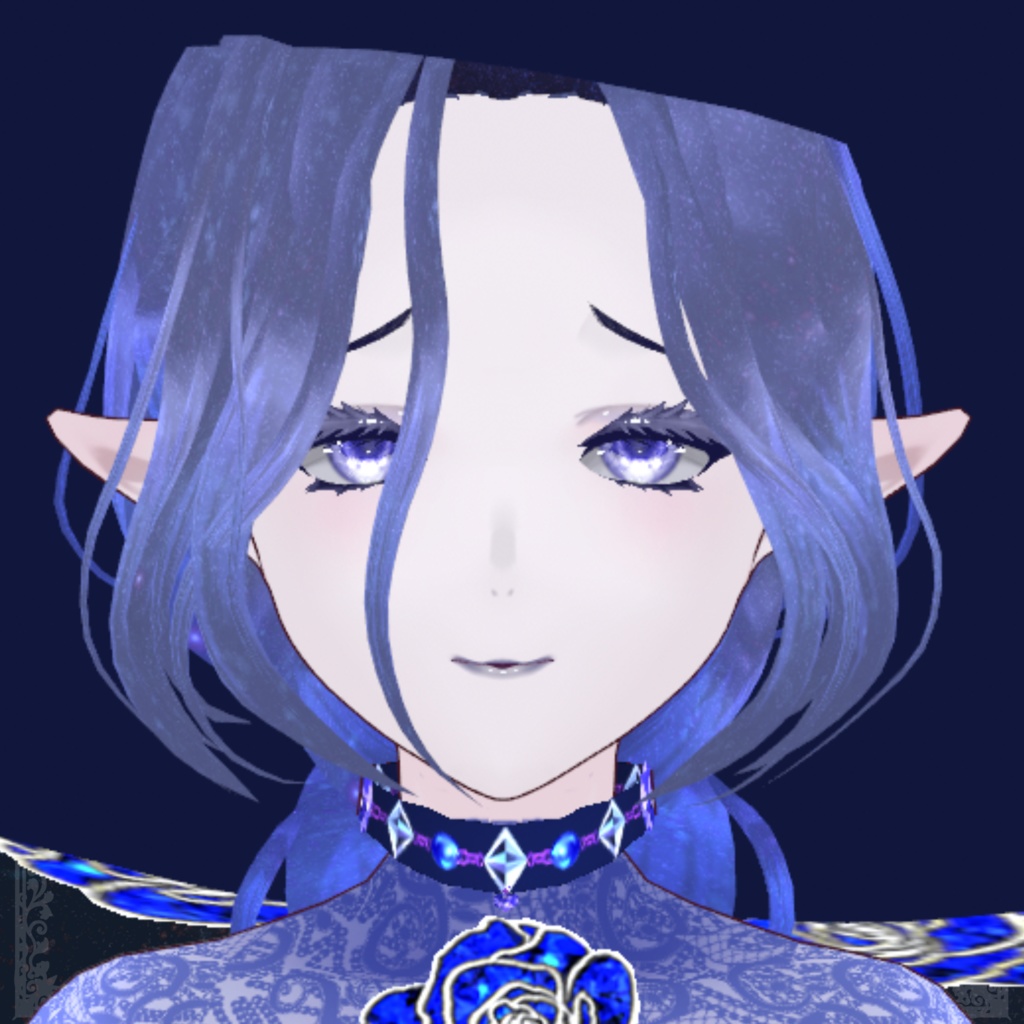 【オリジナル3Dモデル】カエルラ-Caerula-(VRC/VRM/Vroid/商用利用可)