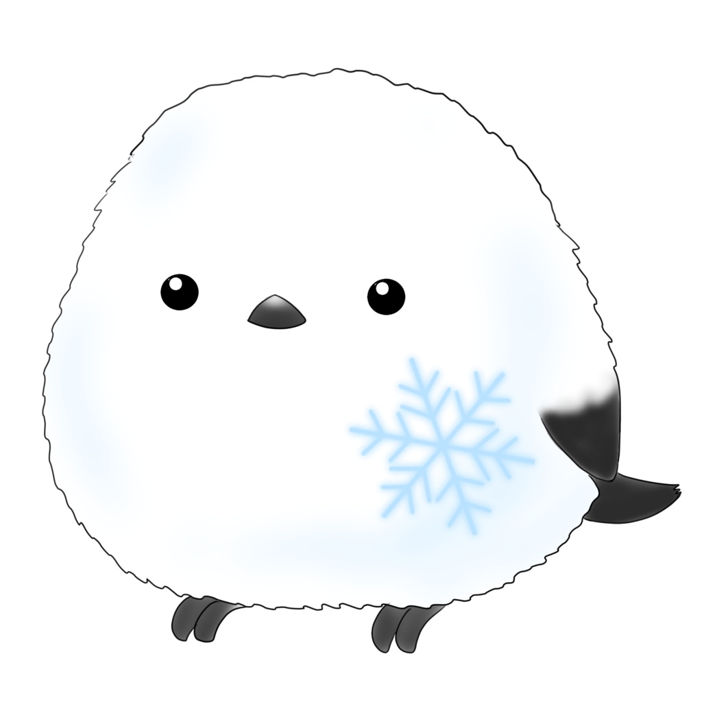 肩乗りシマエナガ
