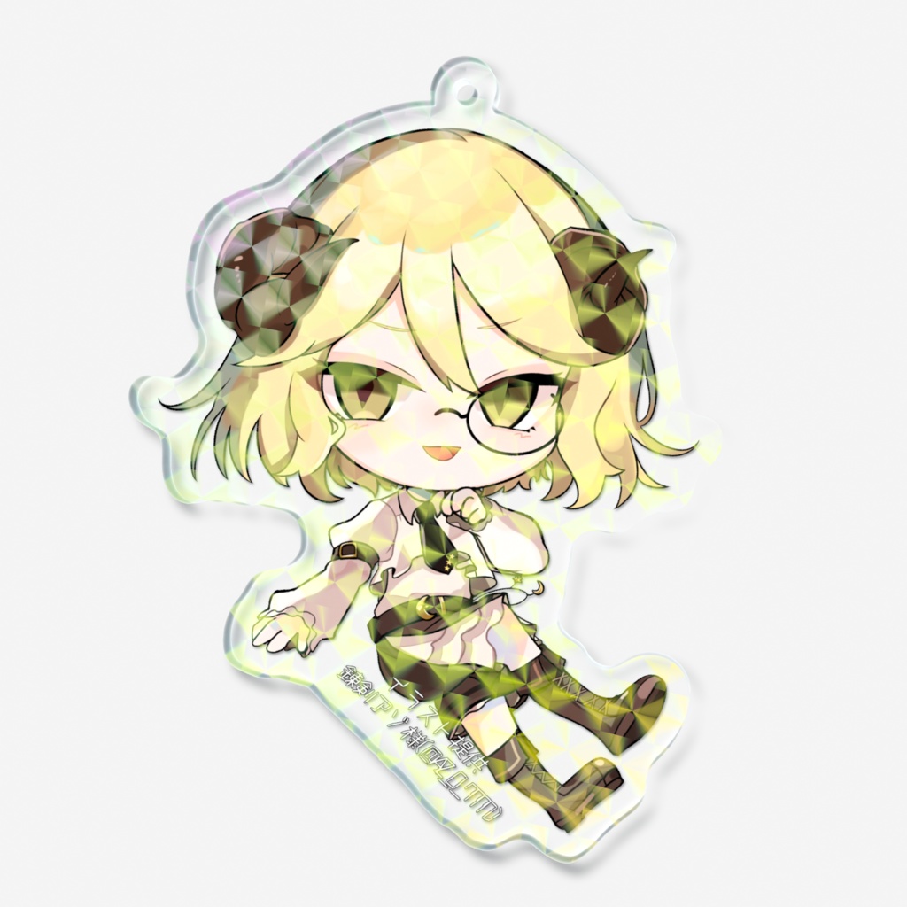 ミニキャラホログラムアクキー