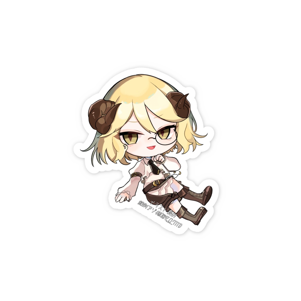 ミニキャラステッカー